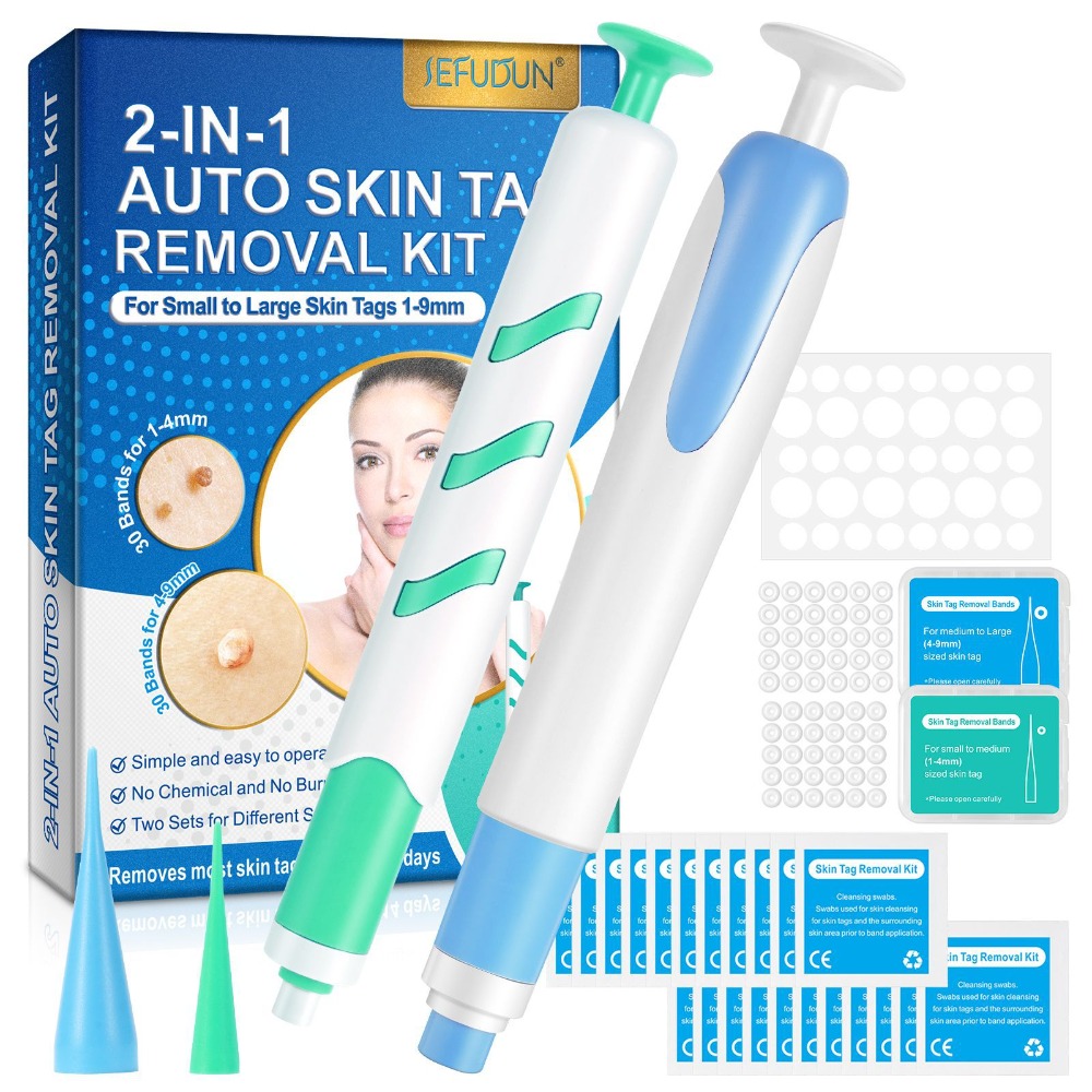 Luxury Skincare Acne - ชุดเครื่องมือกำจัดไฝ กำจัดสิว กำจัดหูด 2-IN-1 อัตโนมัติ ไม่เจ็บปวด