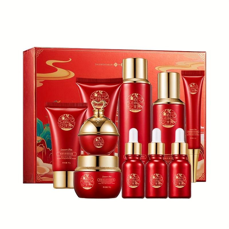 Luxury Skincare Kit - ชุดผลิตภัณฑ์บำรุงผิวหน้า Qilin Jie Fu Yan Qin