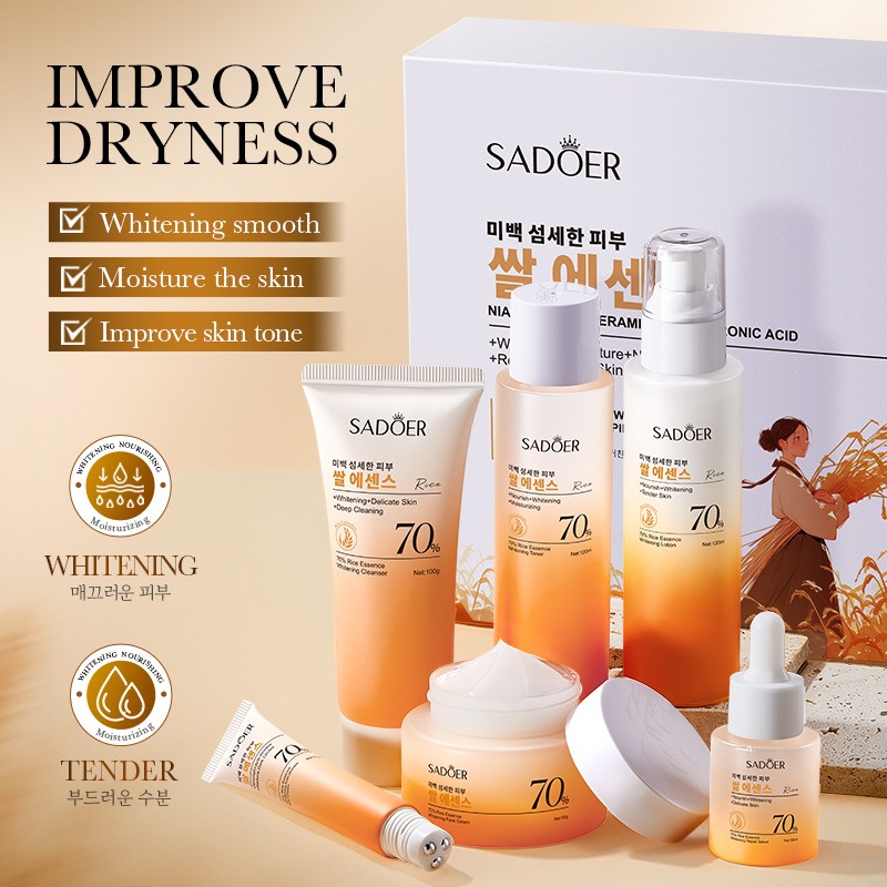ชุดผลิตภัณฑ์บำรุงผิวหน้า 70% ข - Luxury Skincare Kit บทวิจารณ์และราคา