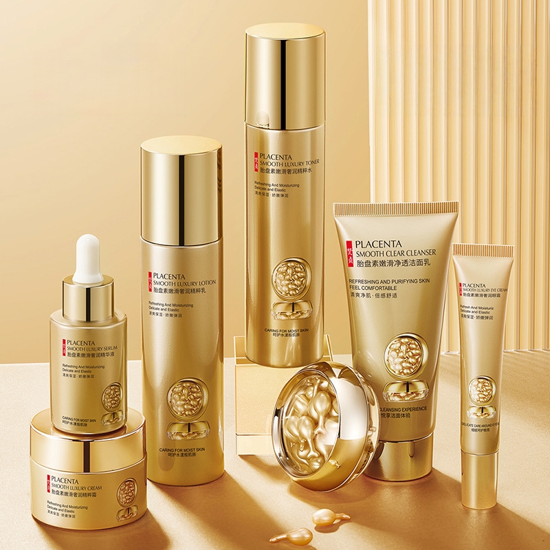ชุดผลิตภัณฑ์ดูแลผิวรกแกะ 7 ชิ้ - Luxury Skincare Kit บทวิจารณ์และราคา