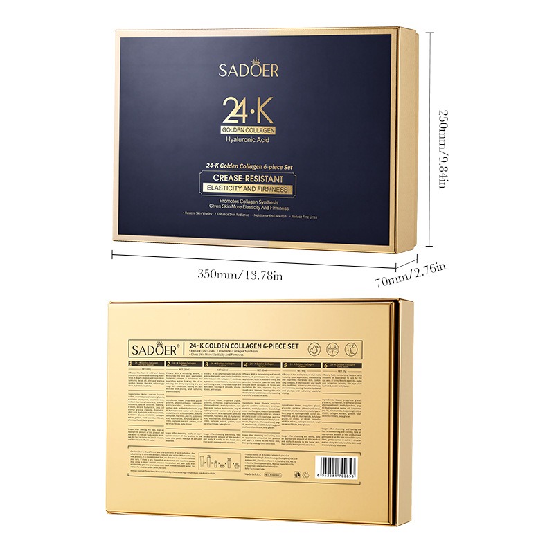 ชุดผลิตภัณฑ์บำรุงผิวหน้า 24K โ - Luxury Skincare Kit บทวิจารณ์และราคา