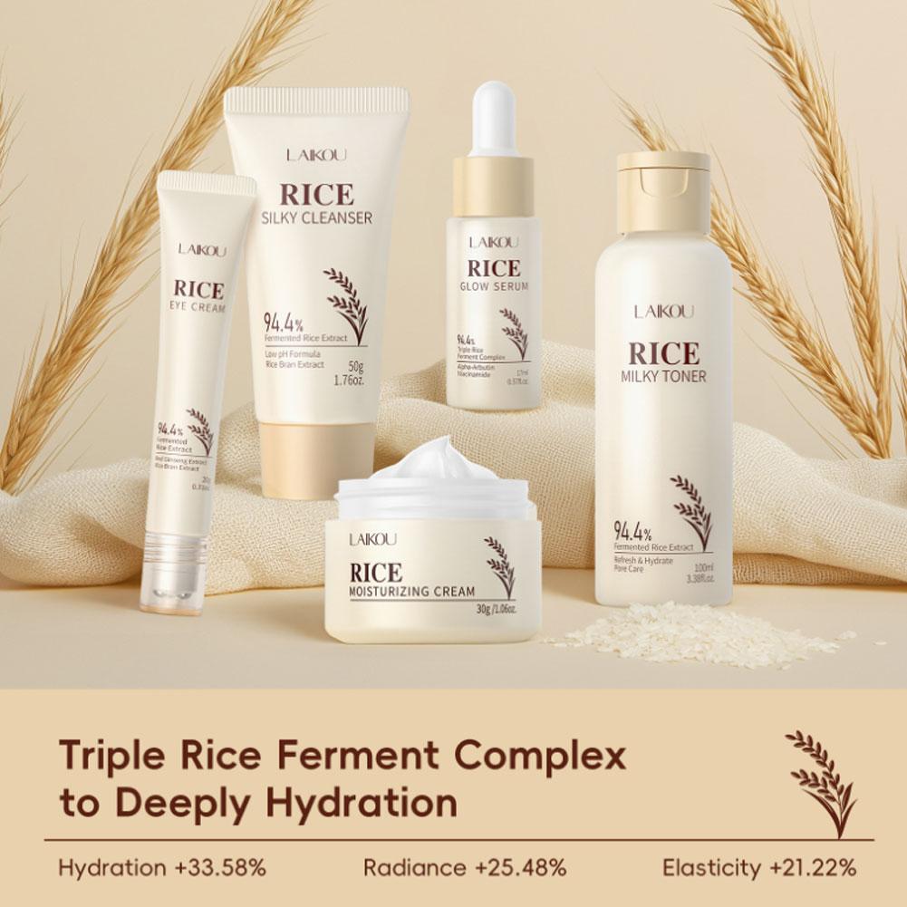 ชุดผลิตภัณฑ์ดูแลผิวจากข้าวสำหร - Luxury Skincare Kit บทวิจารณ์และราคา