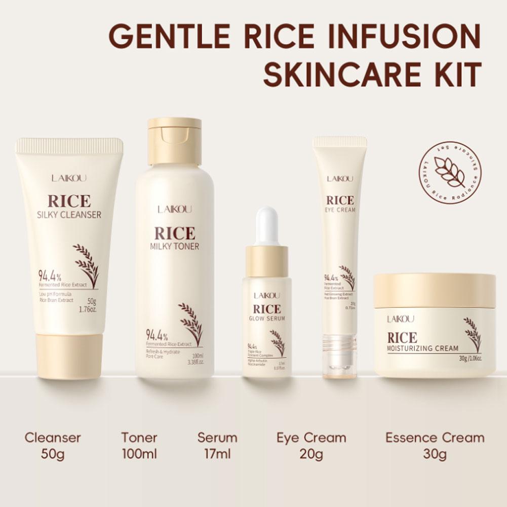 ชุดผลิตภัณฑ์ดูแลผิวจากข้าวสำหร - Luxury Skincare Kit บทวิจารณ์และราคา