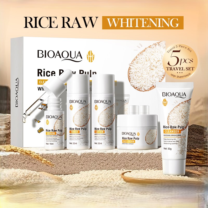 ชุดผลิตภัณฑ์บำรุงผิวจากข้าวและ - Luxury Skincare Kit บทวิจารณ์และราคา