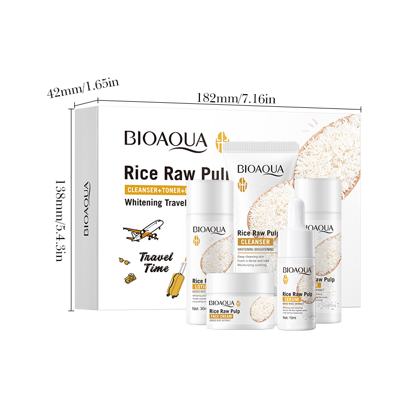 ชุดผลิตภัณฑ์บำรุงผิวจากข้าวและ - Luxury Skincare Kit บทวิจารณ์และราคา